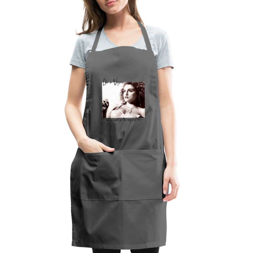 Like a Vegan Apron - charcoal