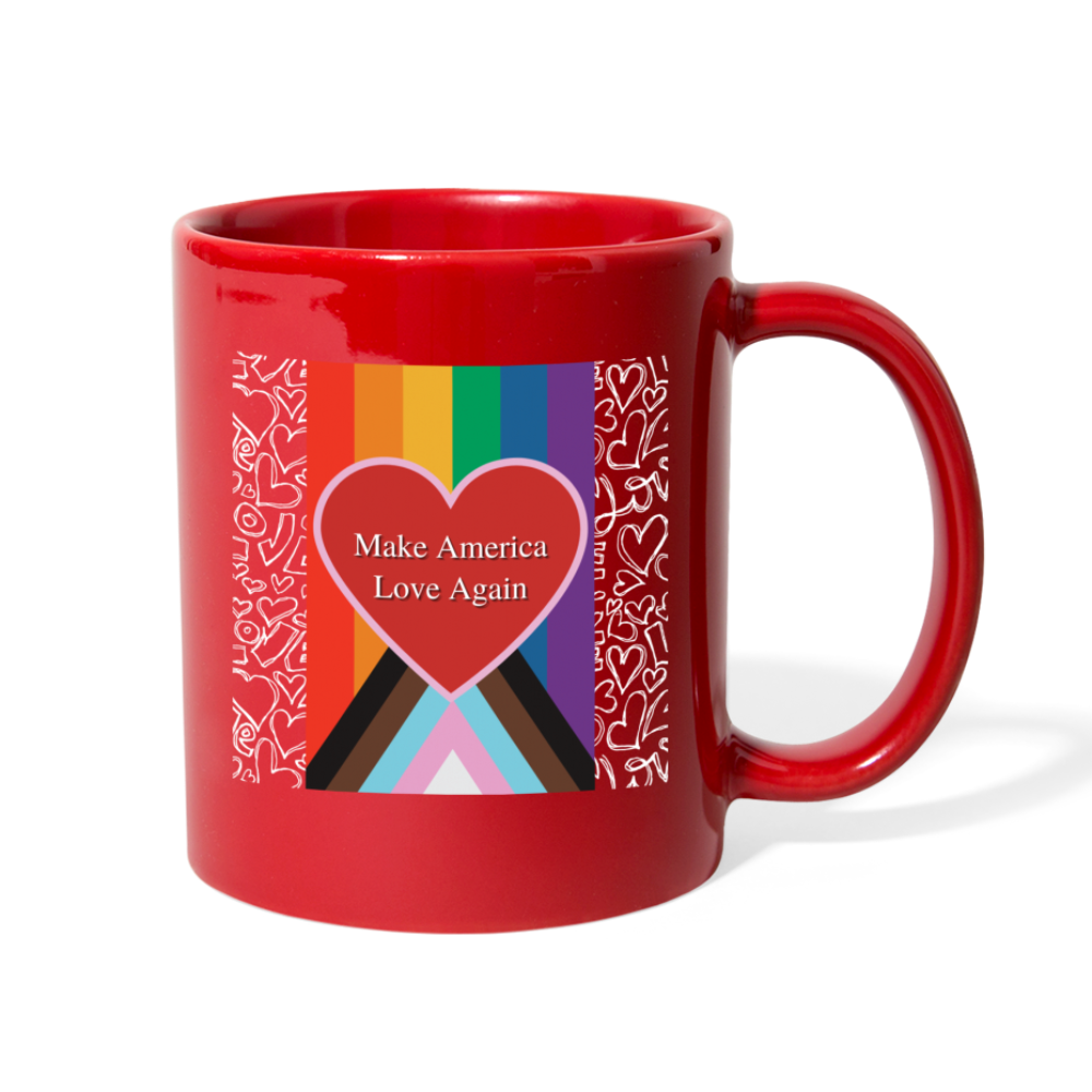 Make America Love Again Mug - red