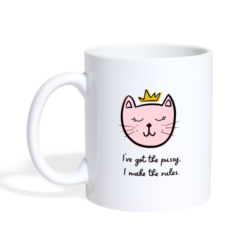 I Make the Rules. Mug - white