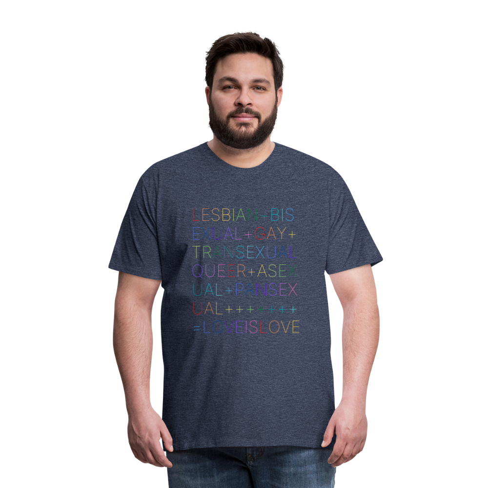 LoveisLove T-Shirt - heather blue