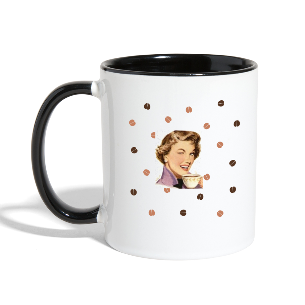 Death By Coffee Mug - white/black