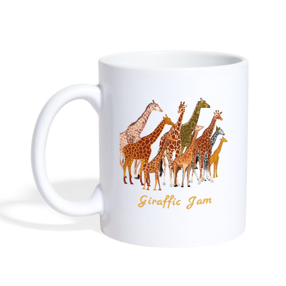 Giraffic Jam Mug - white