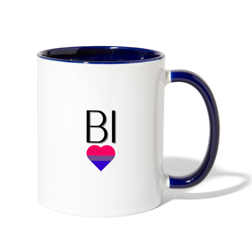 BI AF Mug - white/cobalt blue