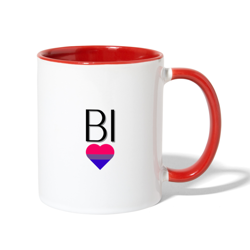 BI AF Mug - white/red