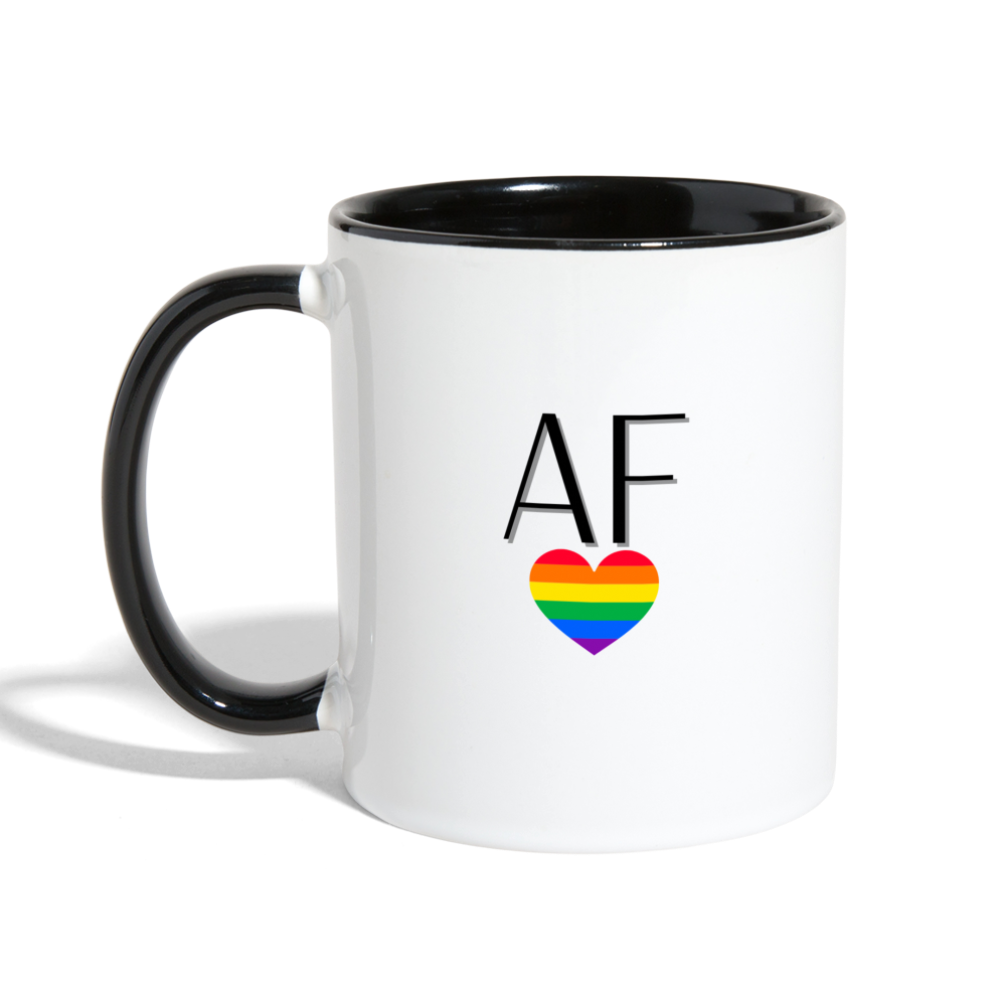 Gay AF Mug - white/black