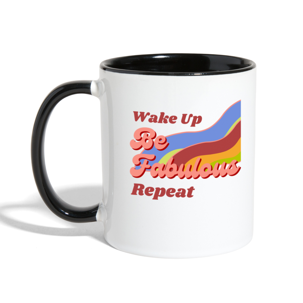 Be Fabulous Mug - white/black