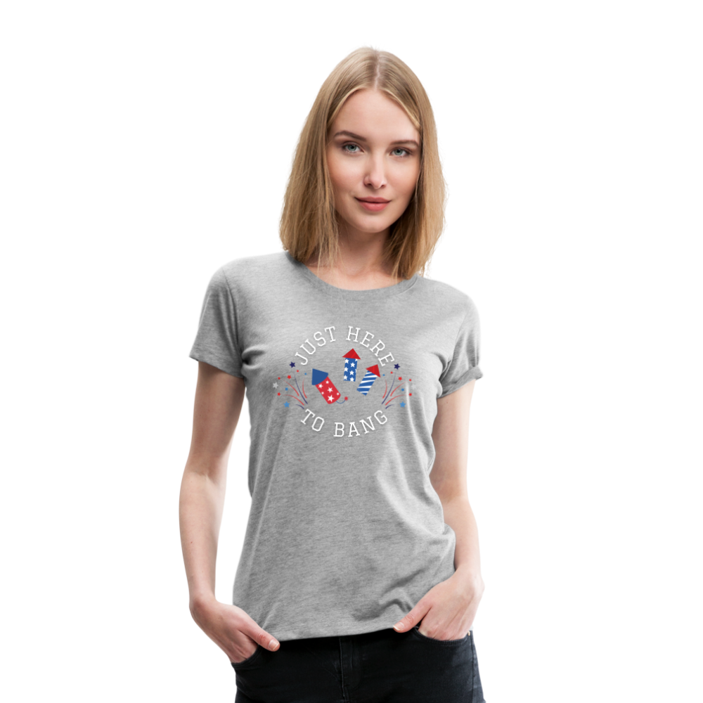 Here to BangT-Shirt - heather gray