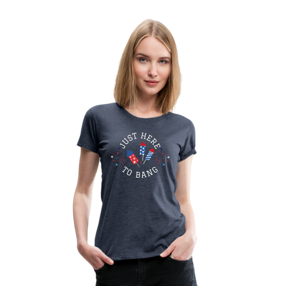 Here to BangT-Shirt - heather blue