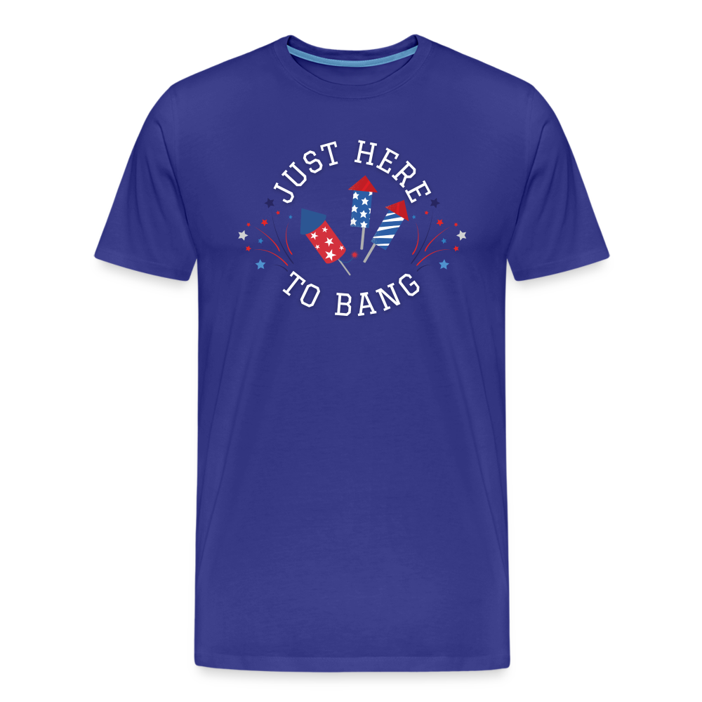 Here to Bang T-Shirt - royal blue