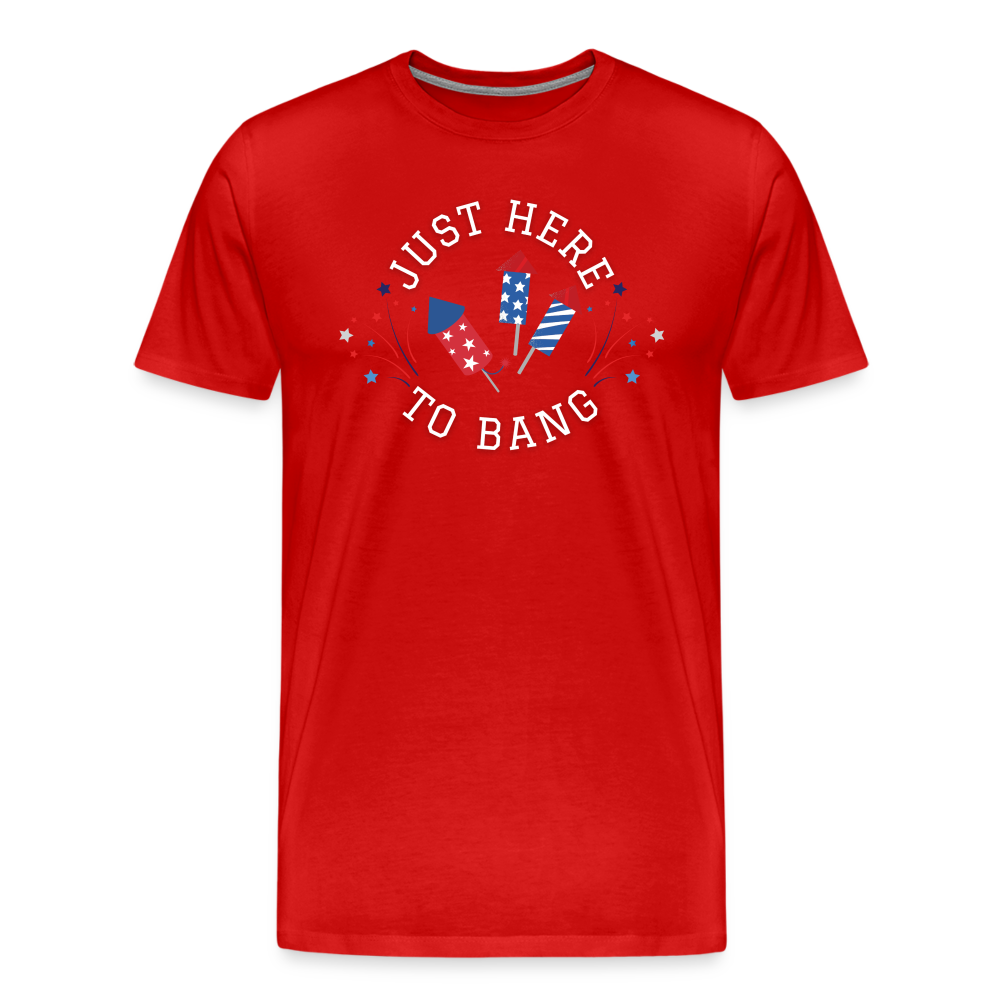 Here to Bang T-Shirt - red