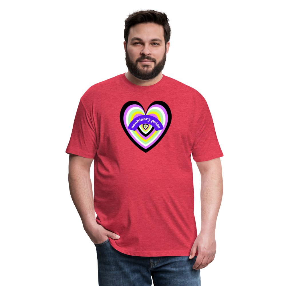 Nonbinary Pride T-Shirt - heather red