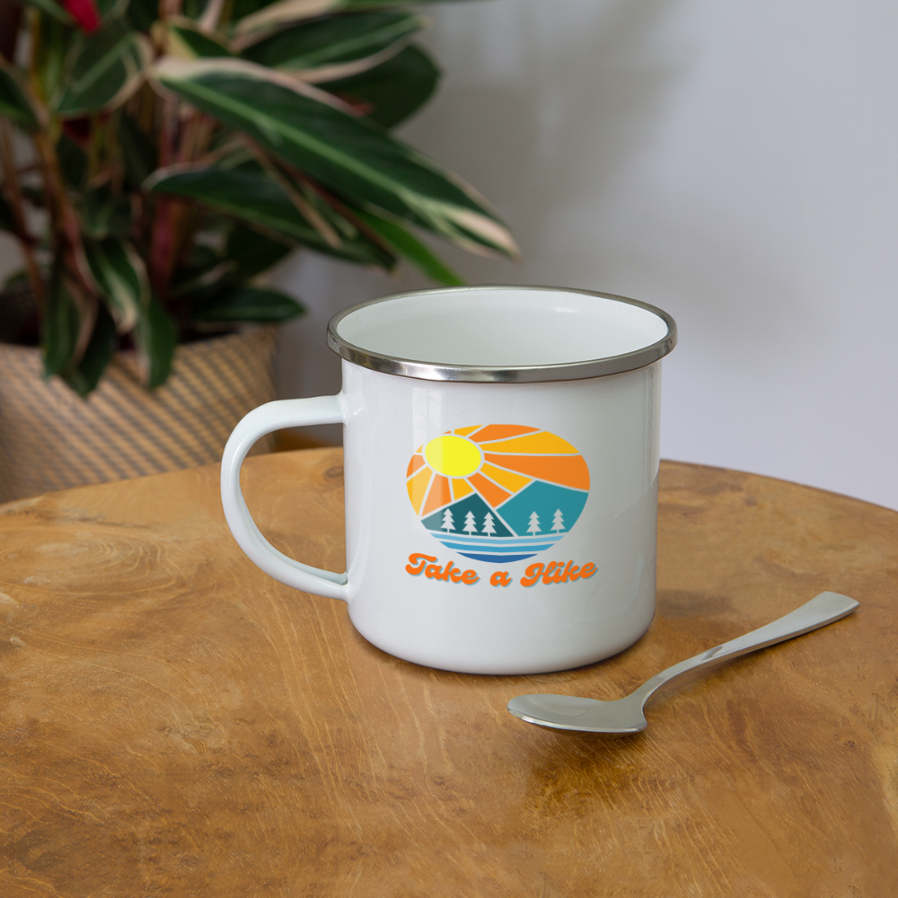 Take a Hike Camper Mug - white