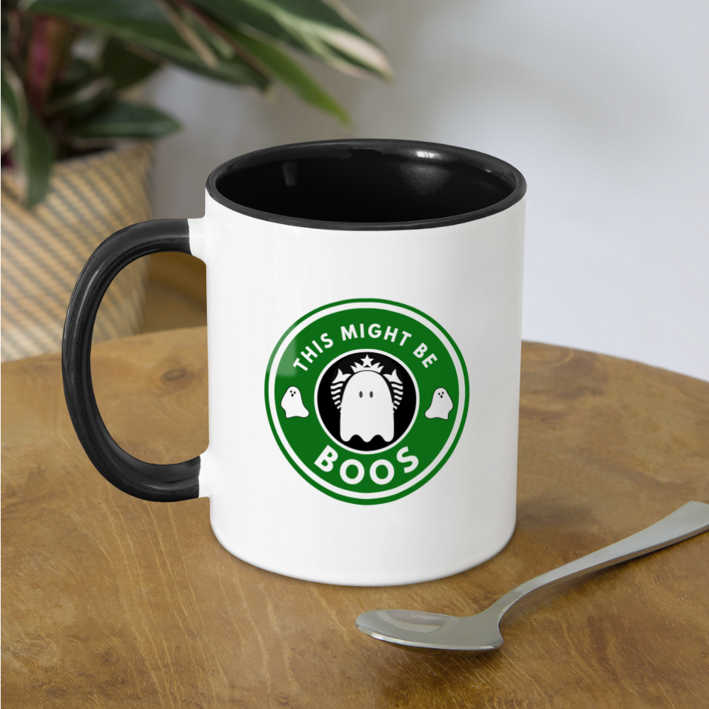 Might Be Boos Coffee Mug - white/black