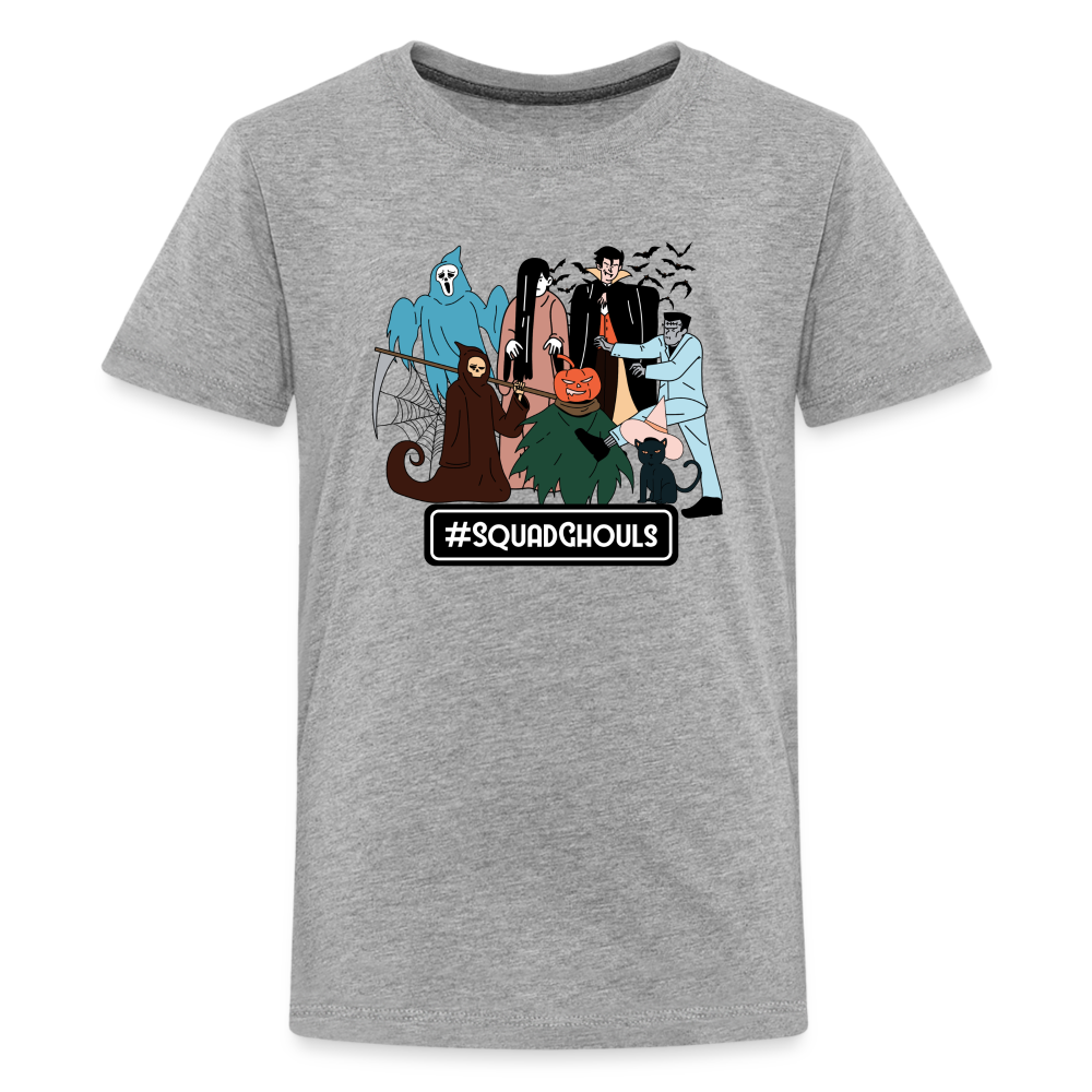 #squadghouls Kids' T-Shirt - heather gray