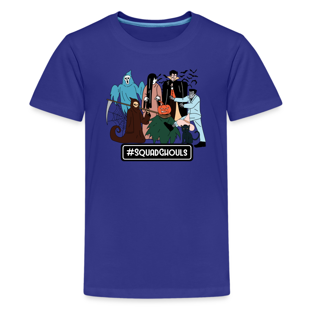 #squadghouls Kids' T-Shirt - royal blue