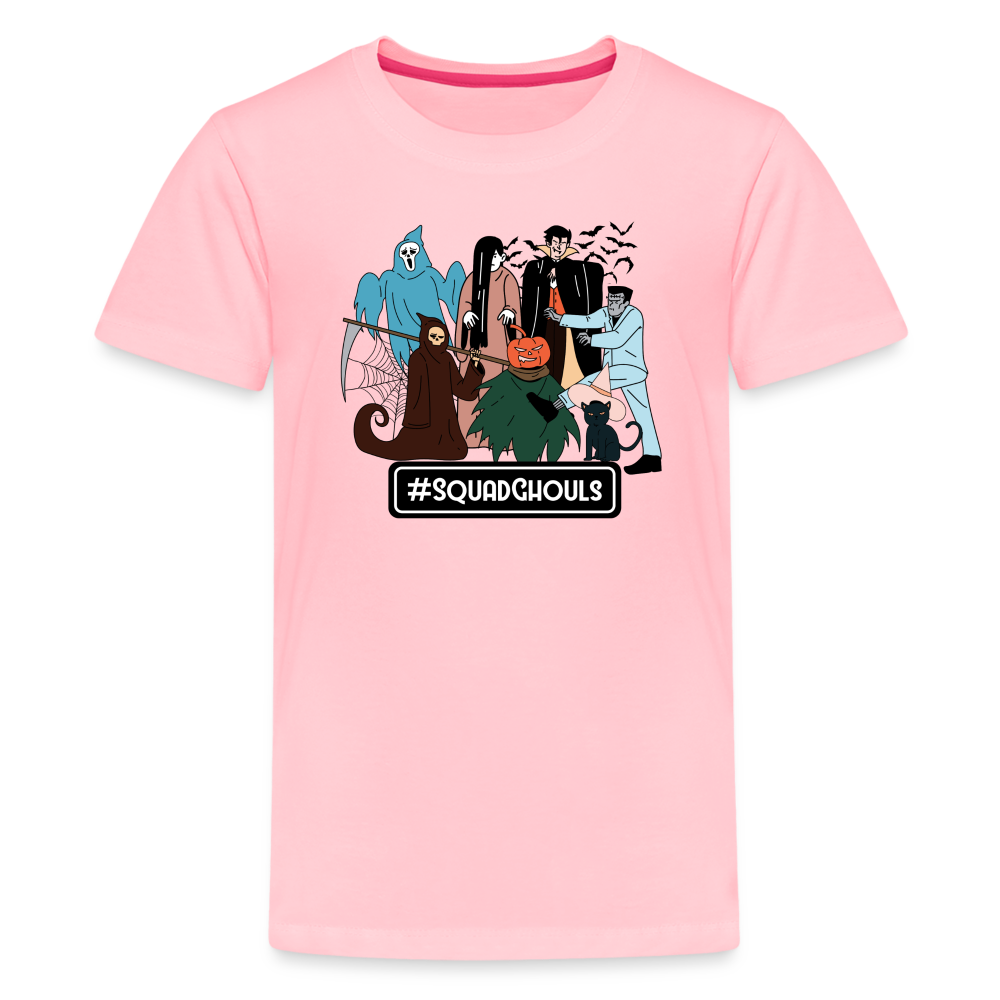 #squadghouls Kids' T-Shirt - pink