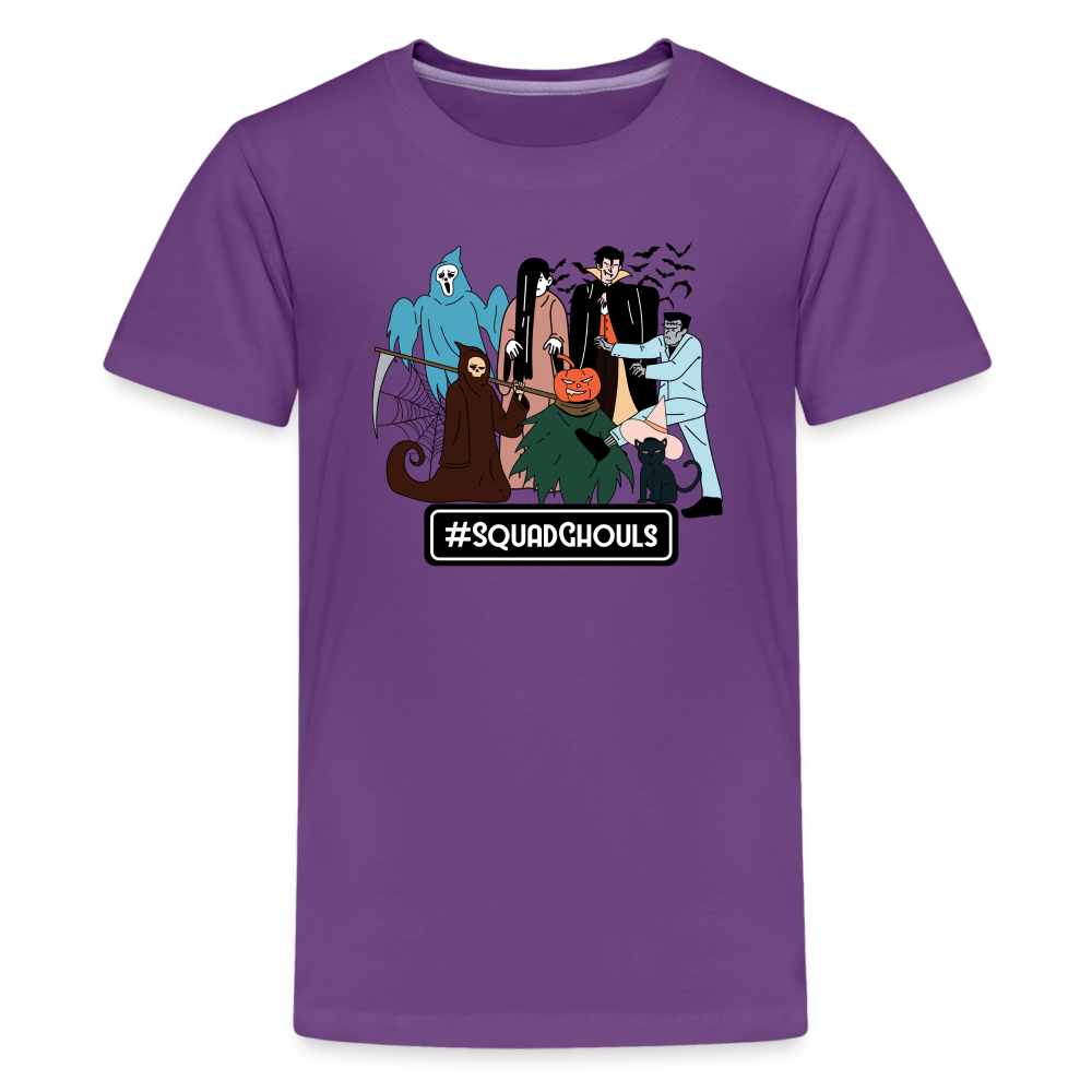 #squadghouls Kids' T-Shirt - purple