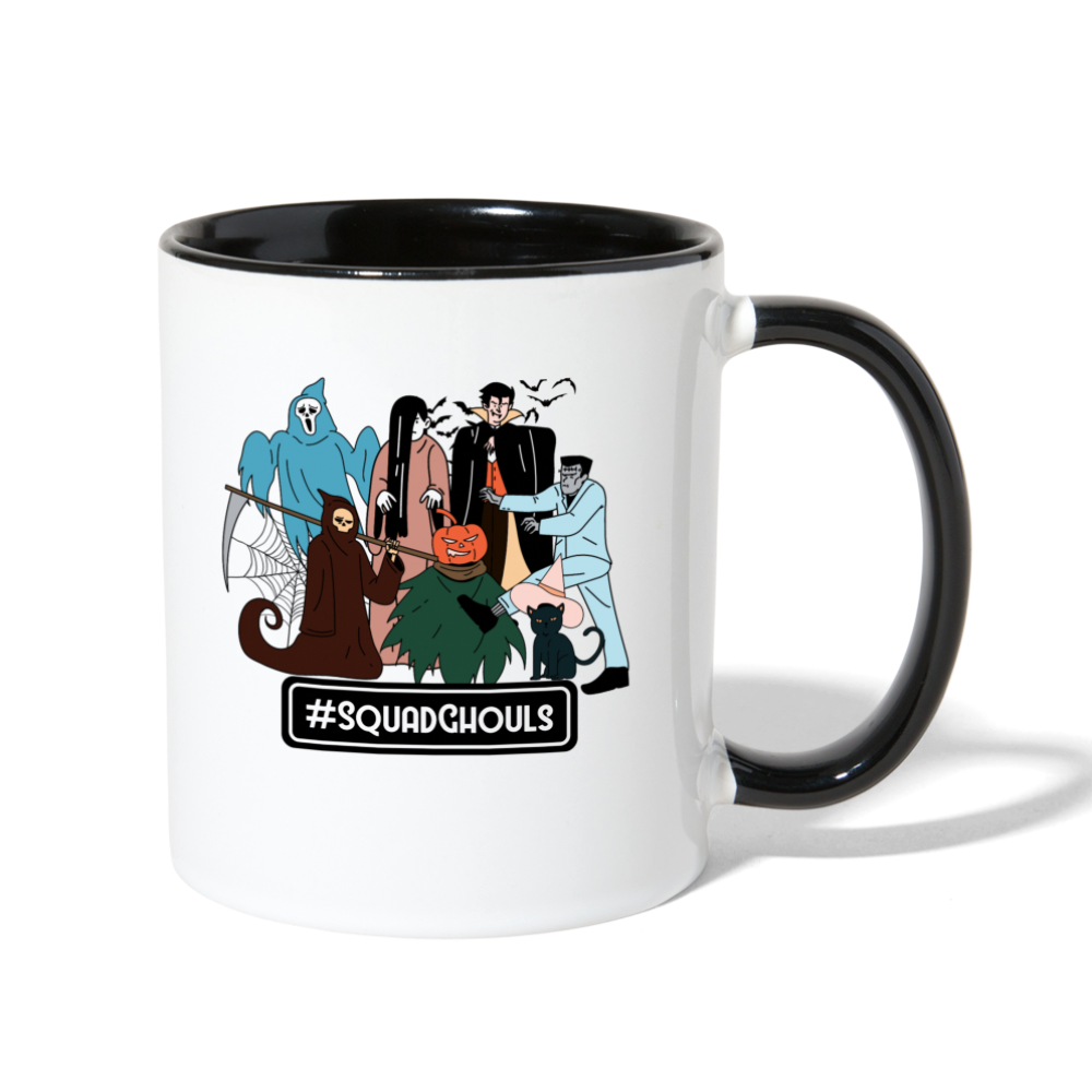 #squadghouls Coffee Mug - white/black