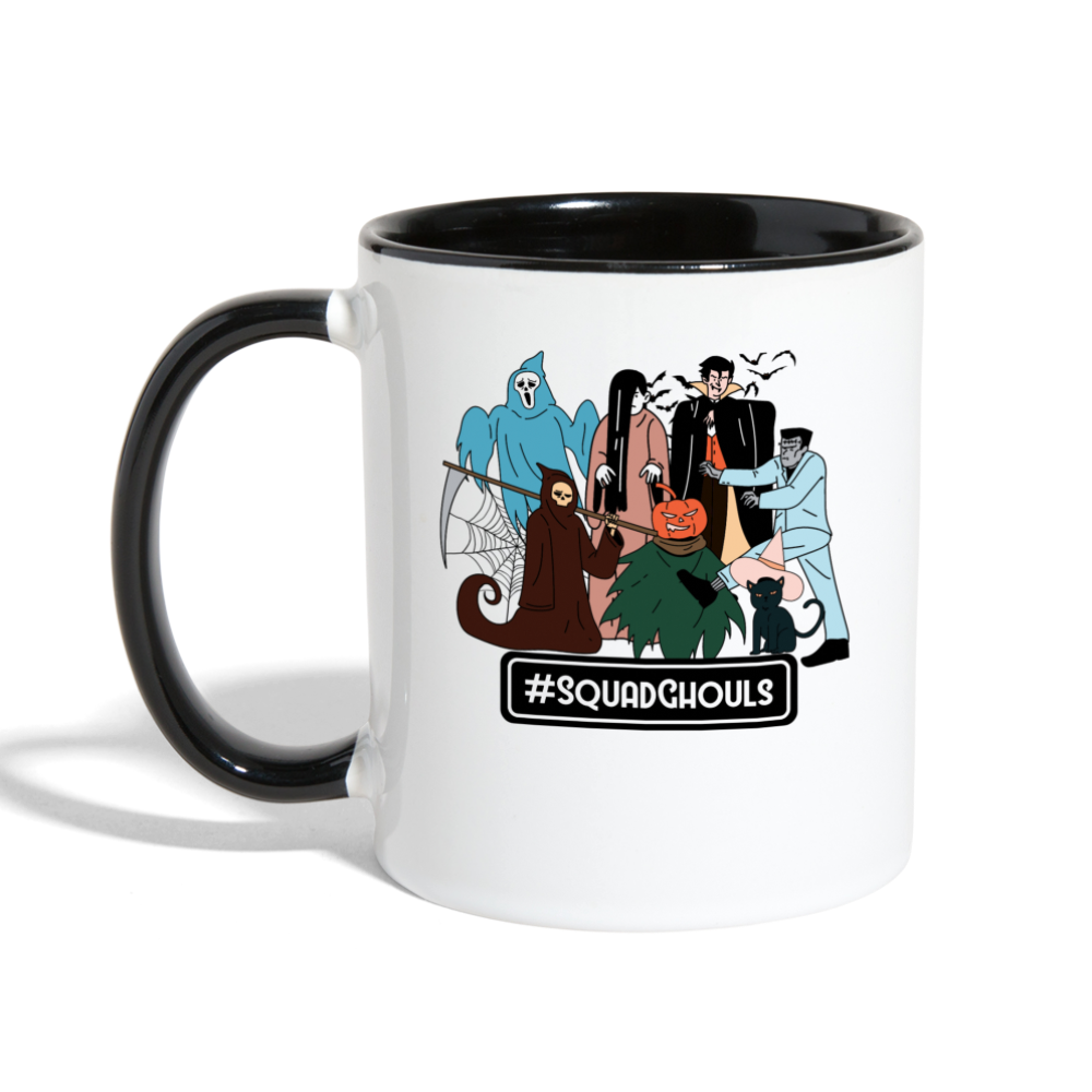 #squadghouls Coffee Mug - white/black