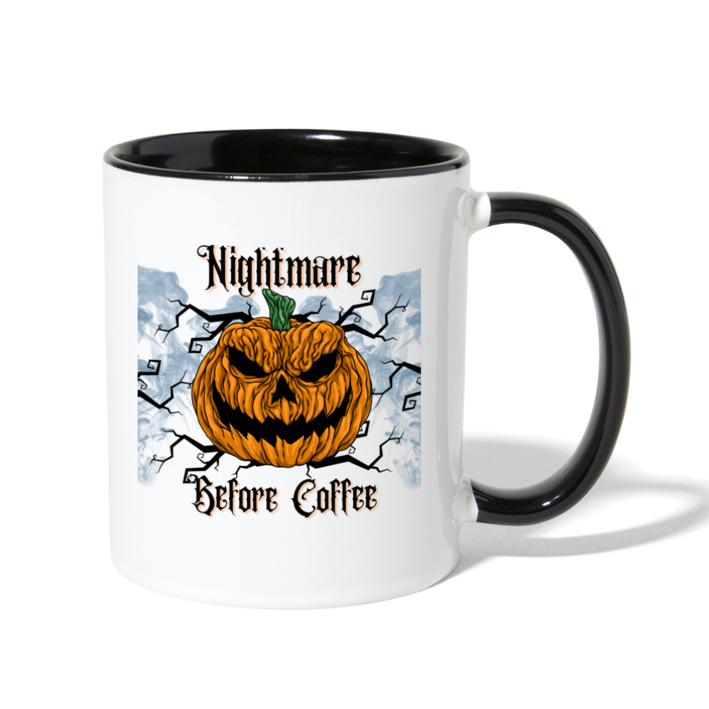 Nightmare Before Coffee Mug - white/black