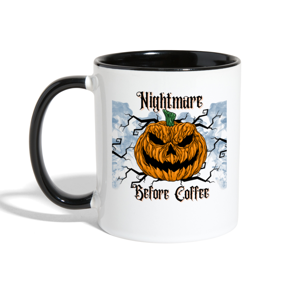 Nightmare Before Coffee Mug - white/black