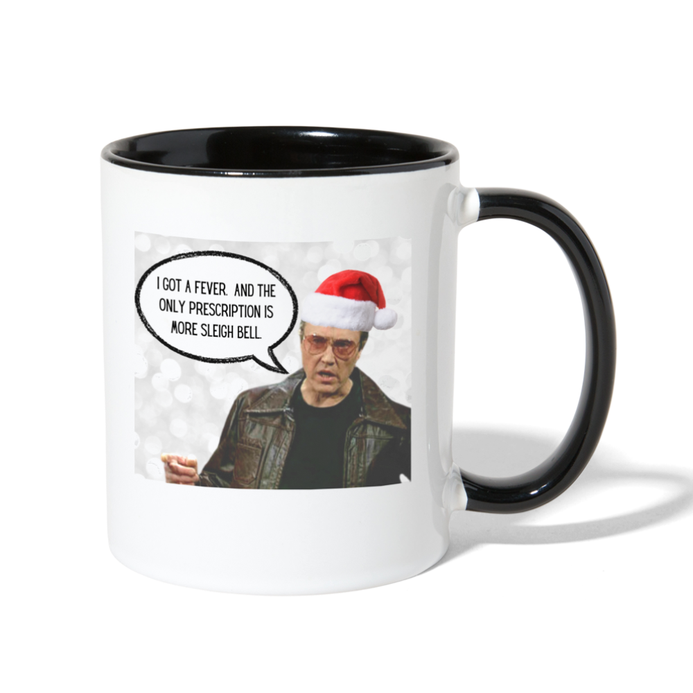 More Sleigh Bell Mug - white/black