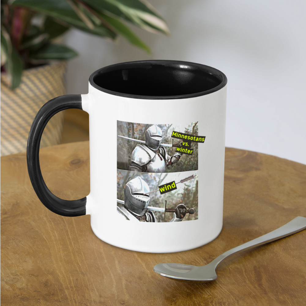 Minnesotans Vs. Wind Mug - white/black