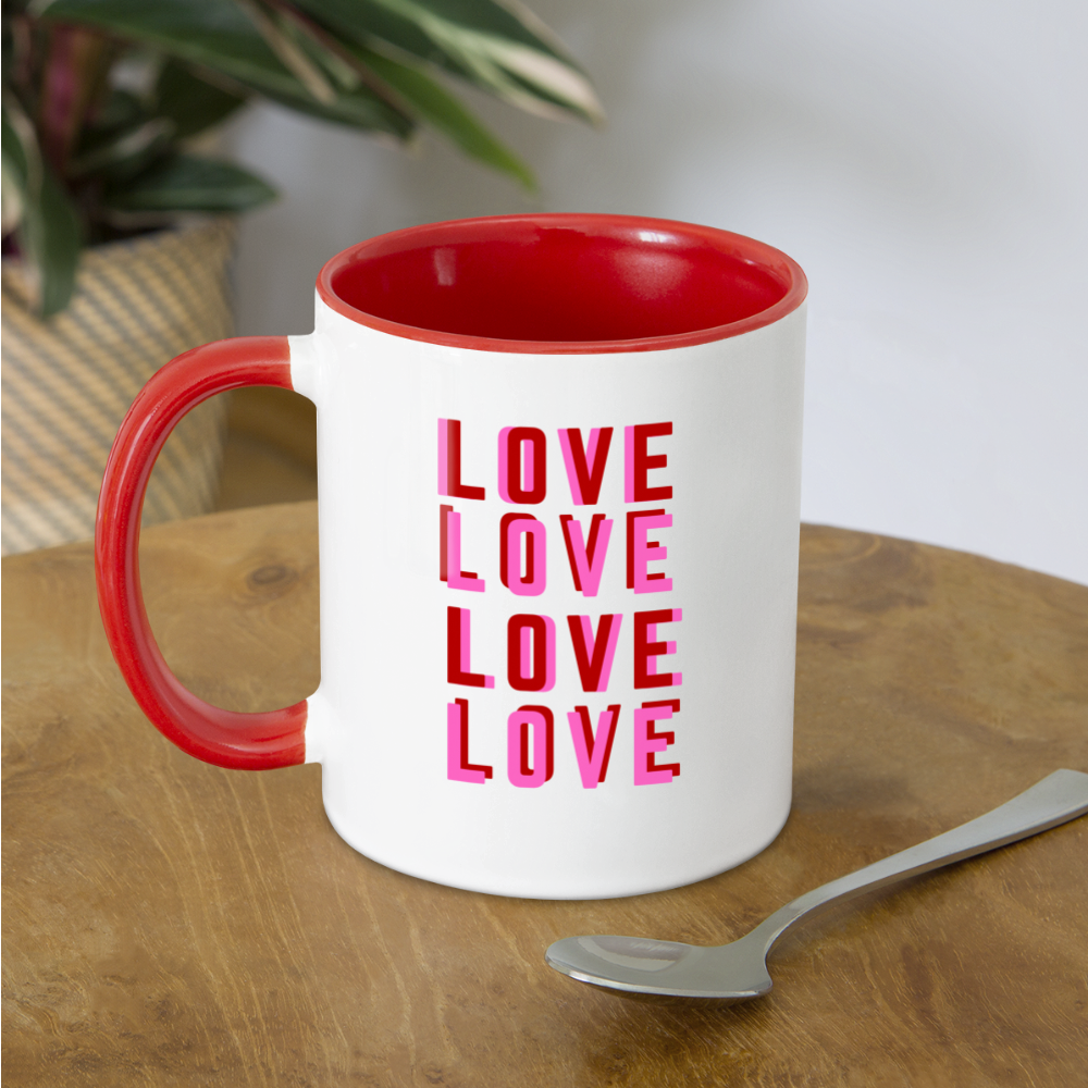 LOVE Mug - white/red