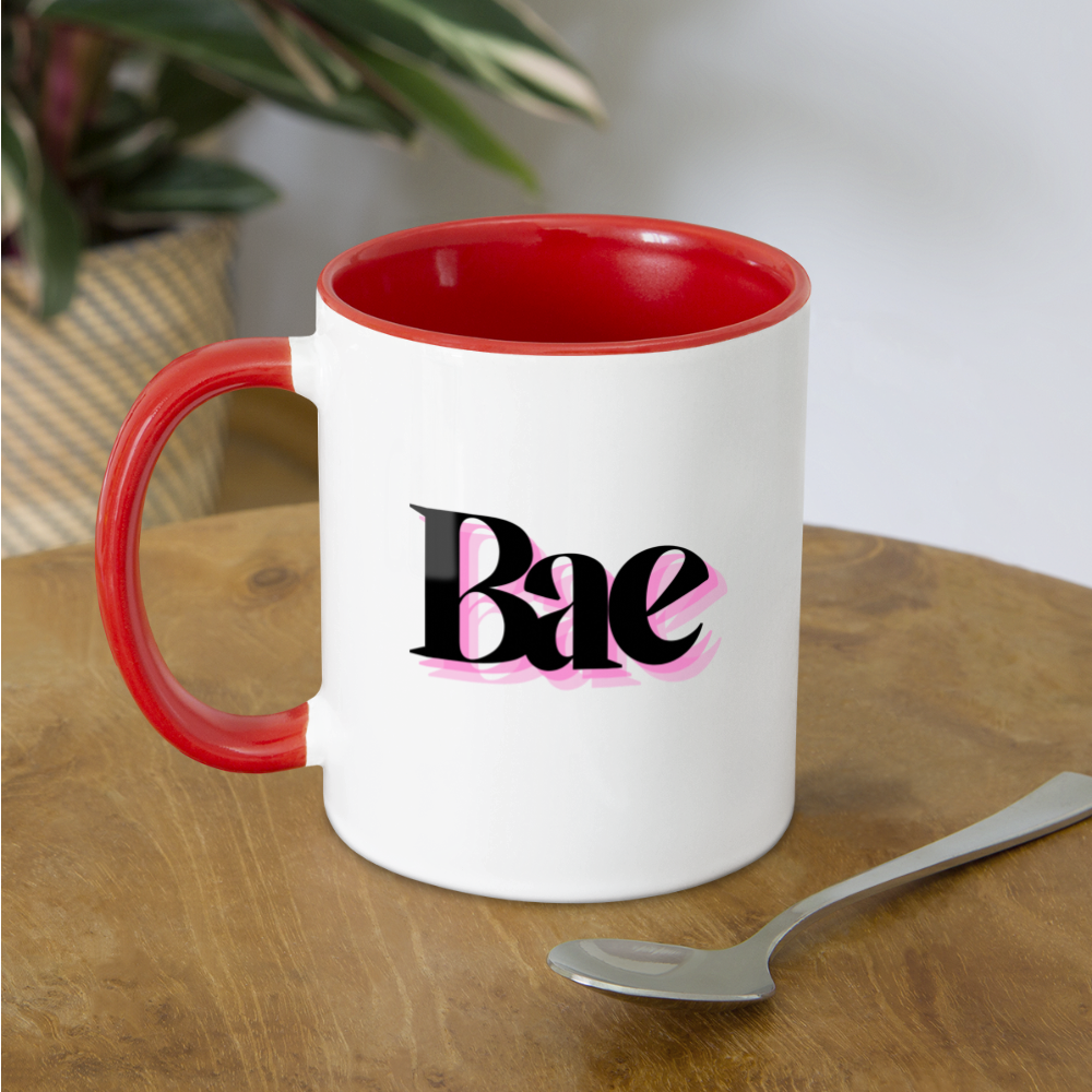 Bae Mug - white/red