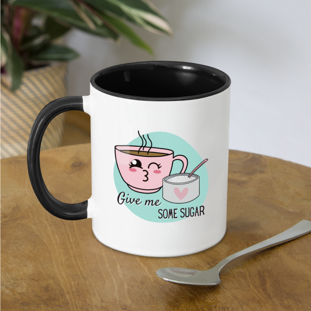 Give Me Some Sugar Mug - white/black