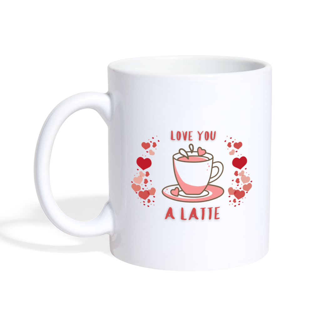Love you a Latte - white
