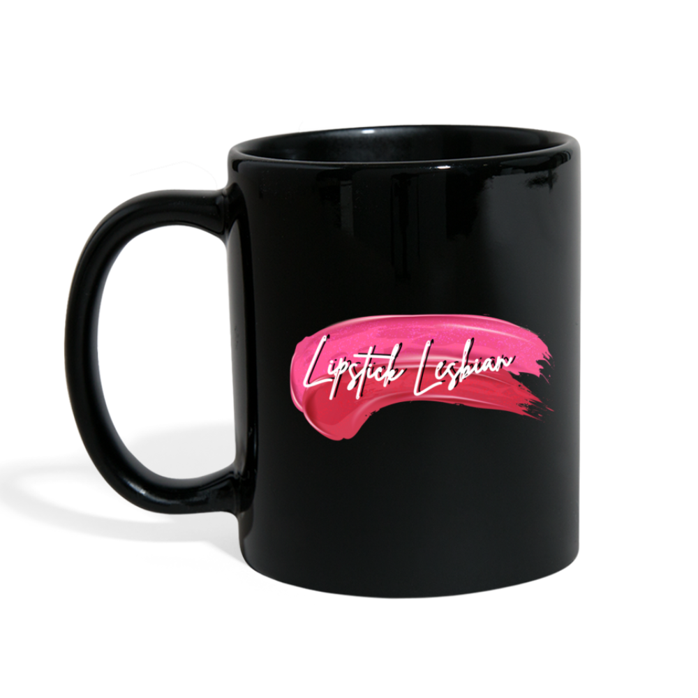 Lipstick Lesbian Mug (Blk/R) - black
