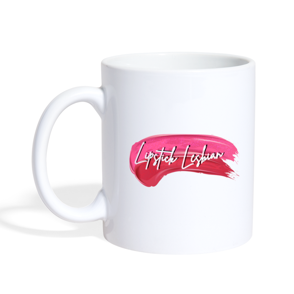 Lipstick Lesbian Mug (White) - white