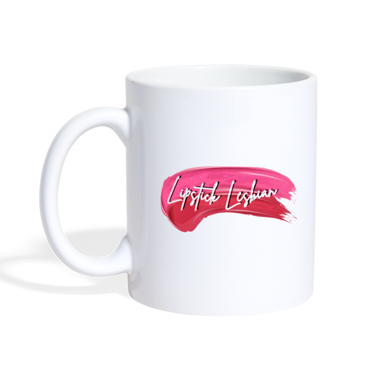 Lipstick Lesbian Mug (White) - white