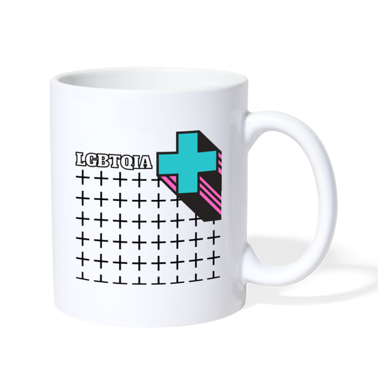 LGBTQIA+++ Mug - white