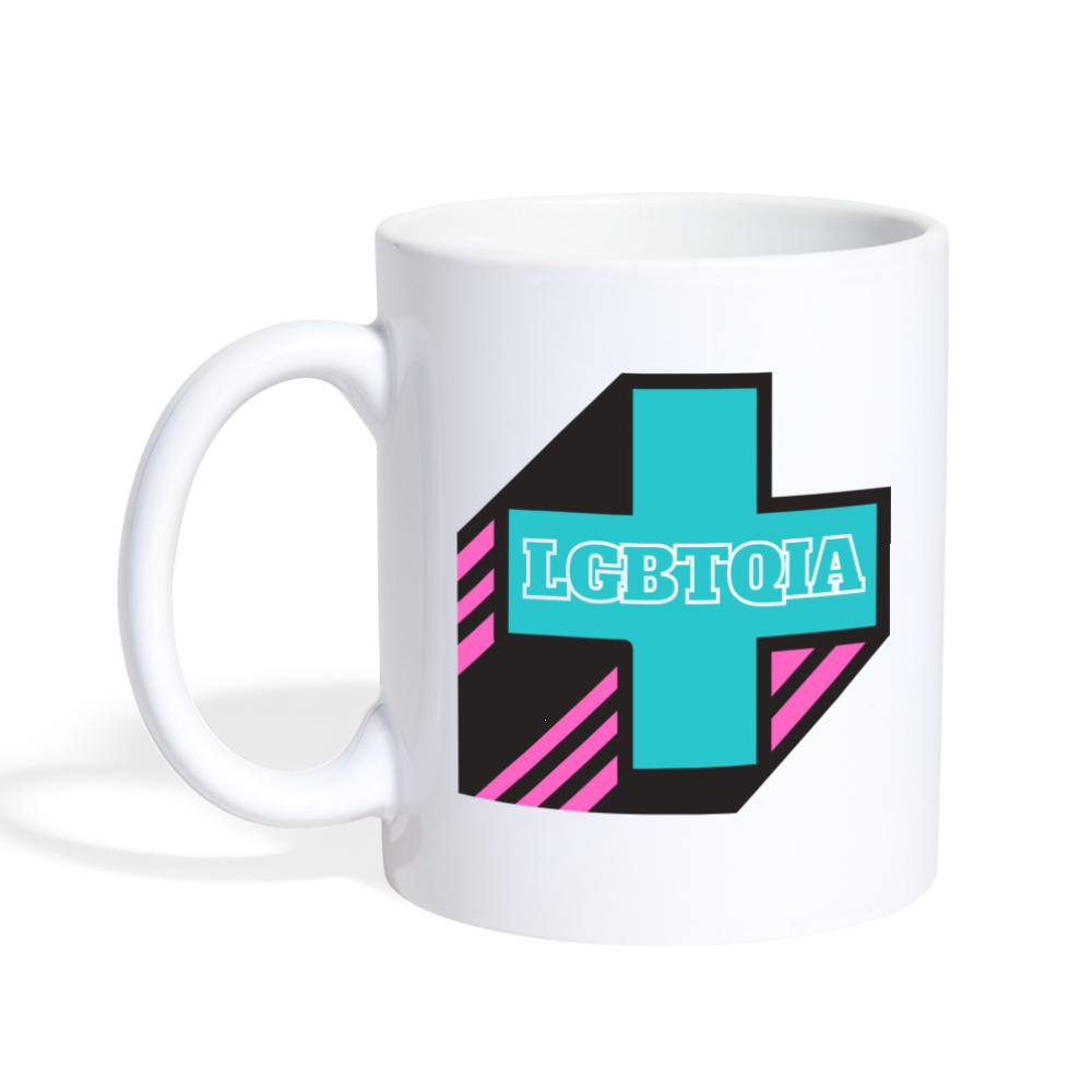 LGBTQIA+++ Mug - white