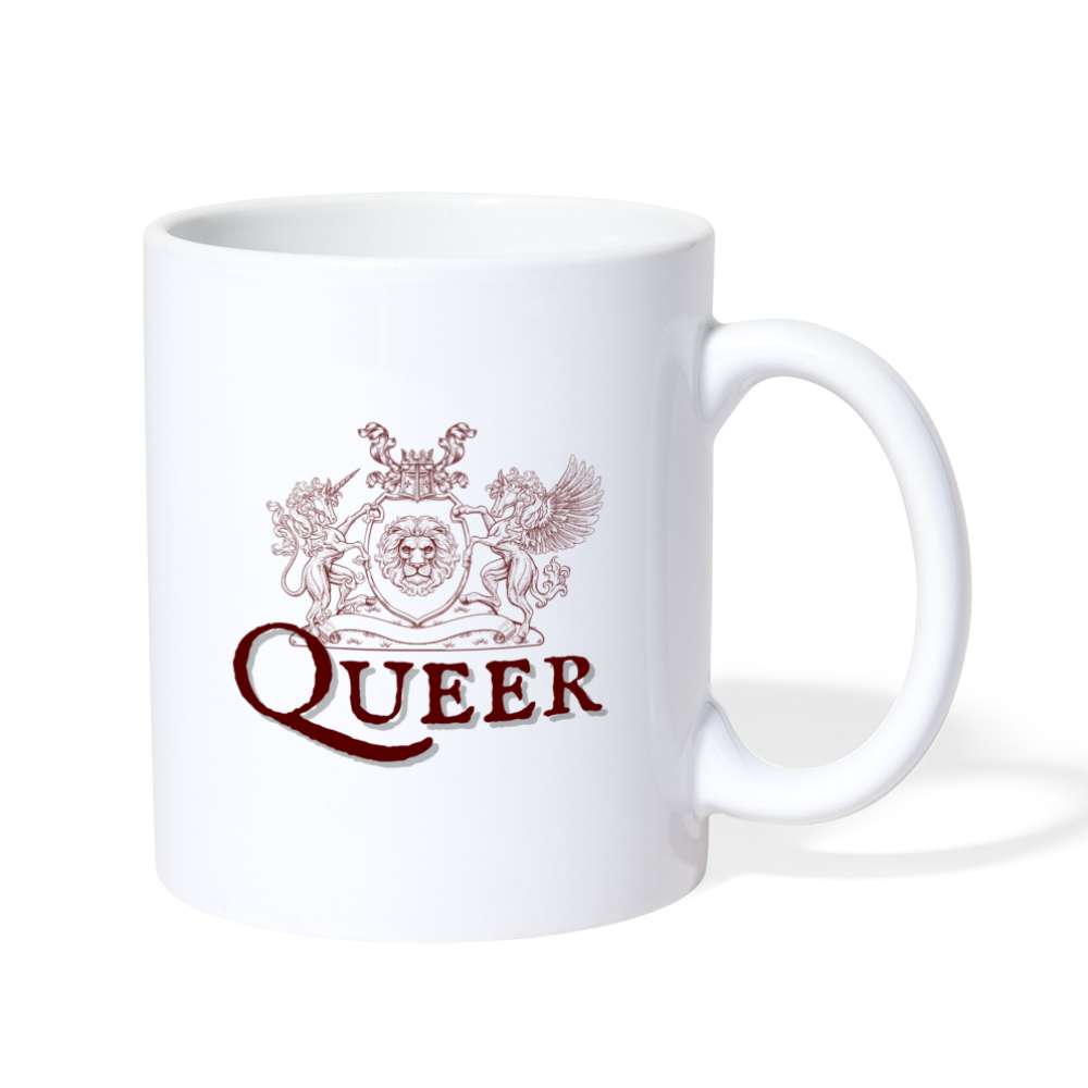 Queer Mug - white