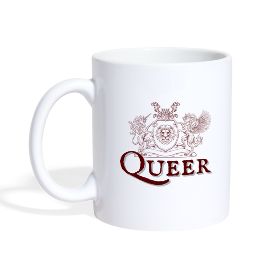 Queer Mug - white