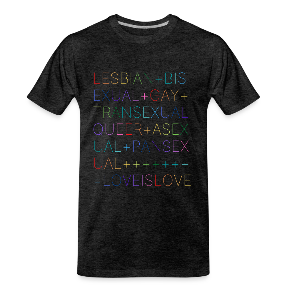 LoveisLove T-Shirt - charcoal grey