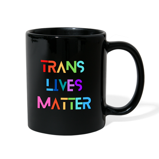Tans/Our Lives Matter Mug - black