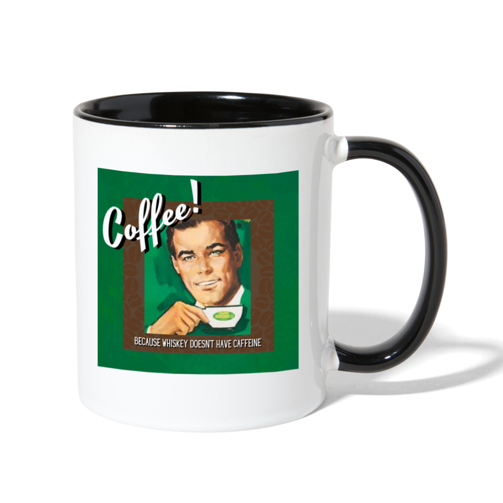 Coffee! not Whiskey Mug - white/black