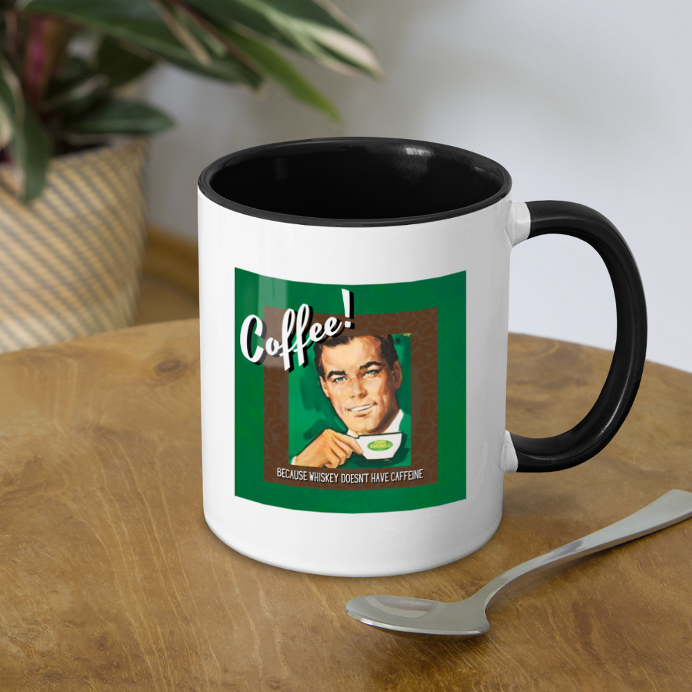 Coffee! not Whiskey Mug - white/black