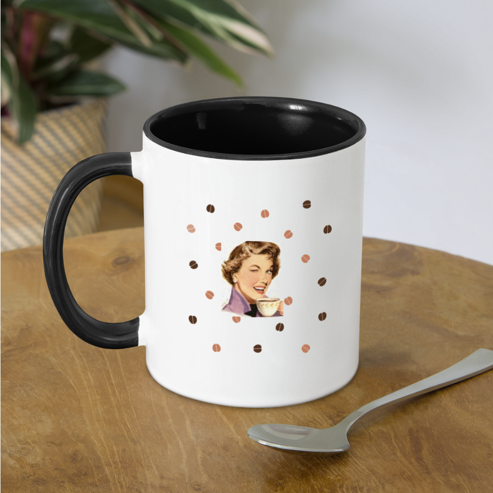 Death By Coffee Mug - white/black