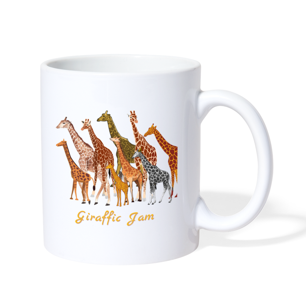 Giraffic Jam Mug - white