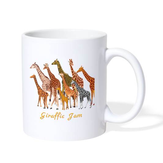 Giraffic Jam Mug - white