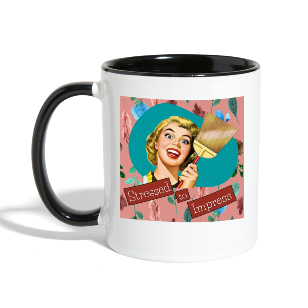 Stressed to Impress Mug - white/black