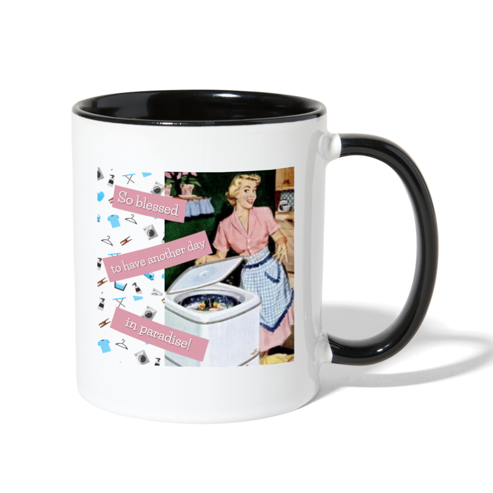 Welcome to Paradise! Mug - white/black