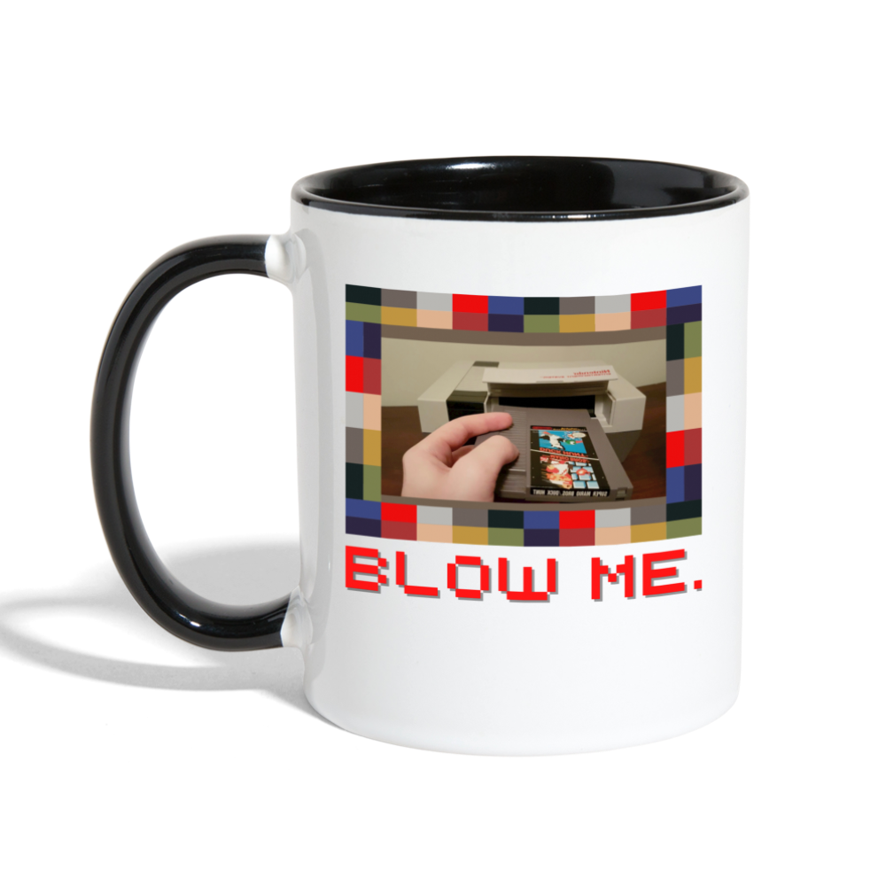 Blow Me Mug - white/black