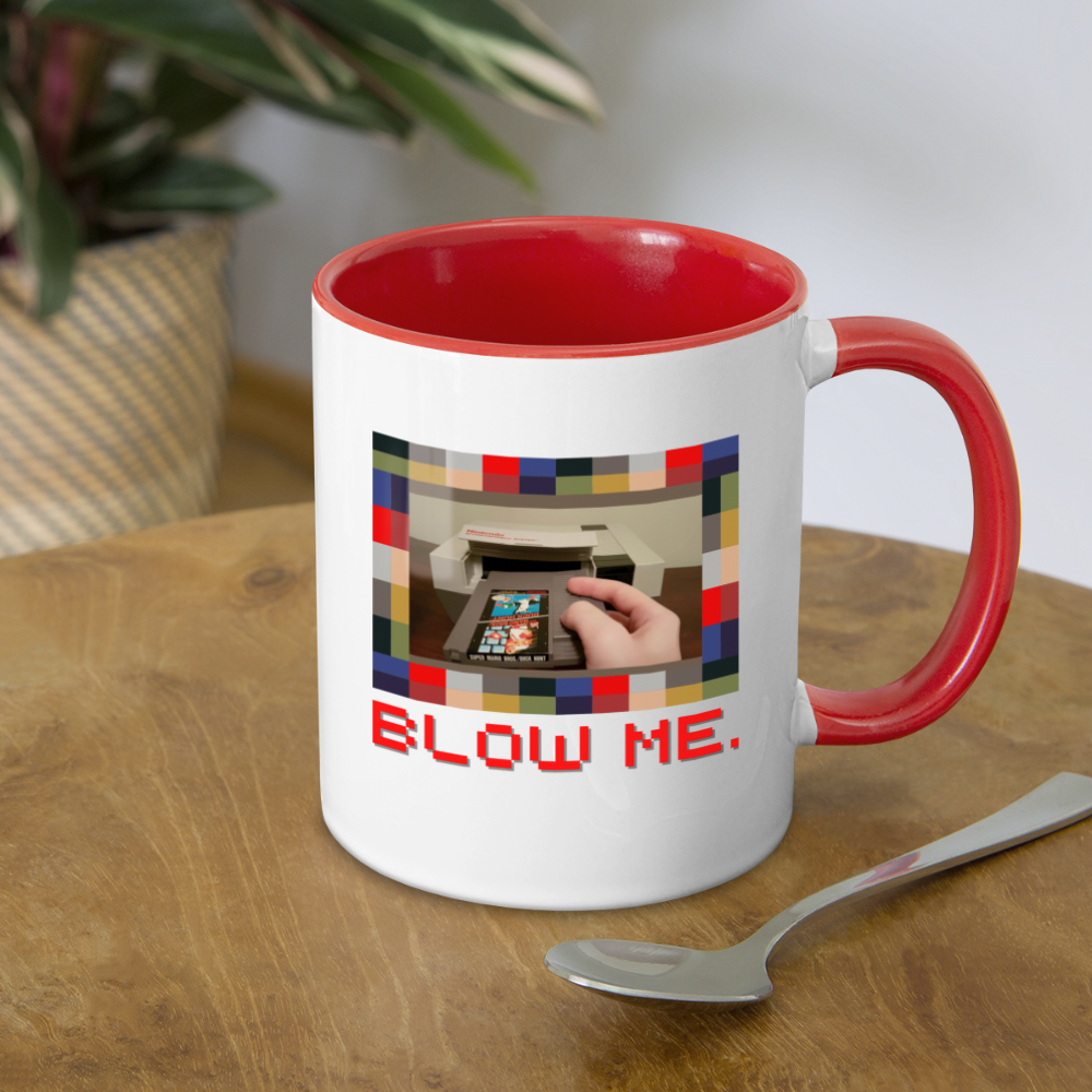 Blow Me Mug - white/red