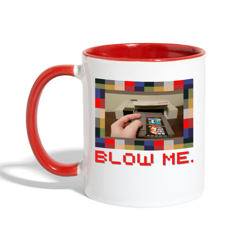 Blow Me Mug - white/red